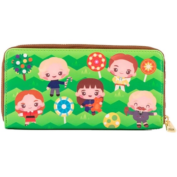 NWT Loungefly Willy Wonka and the Chocolate Factory Mini Backpack & Wallet Set - Picture 7 of 16